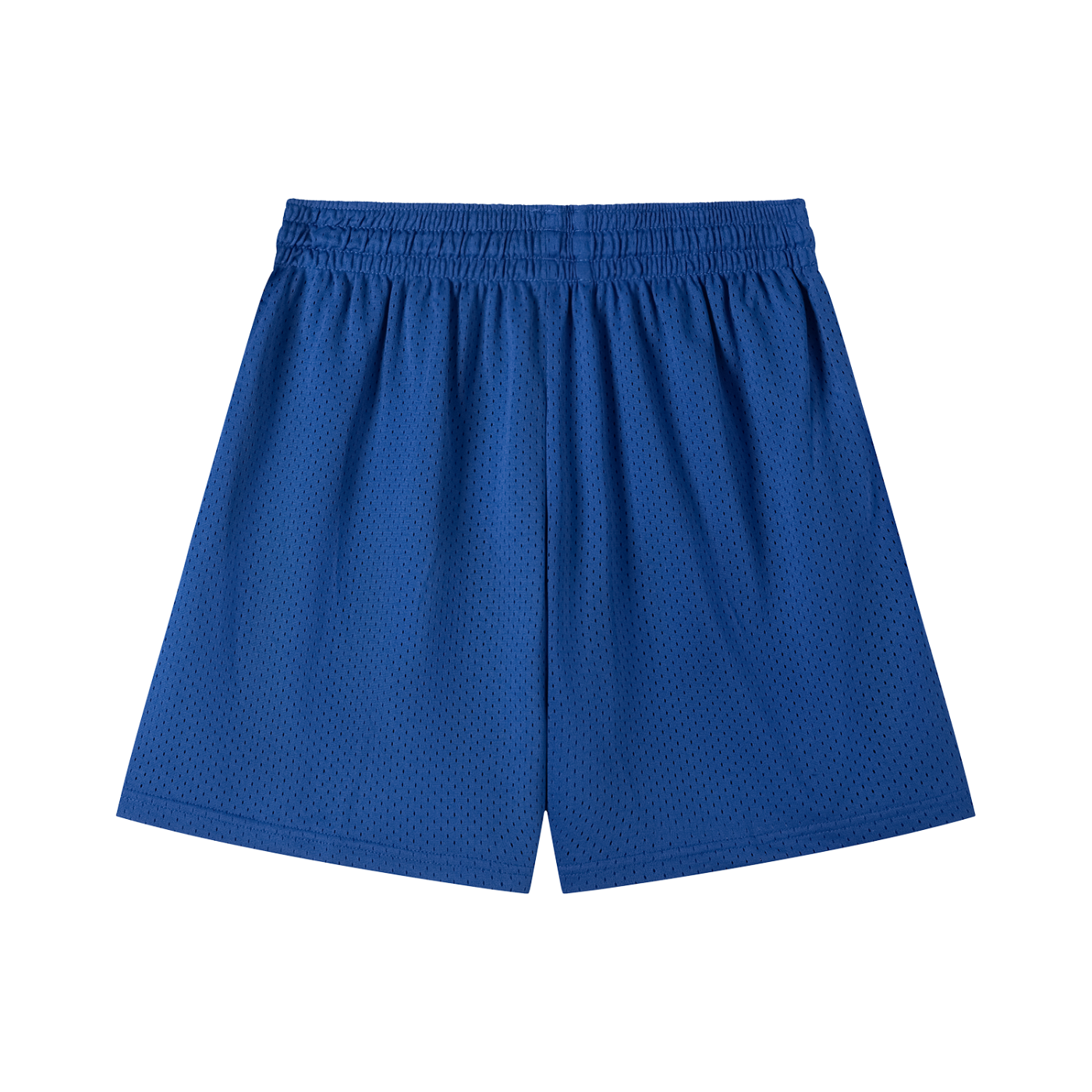 Triple Sword Cobalt Blue Mesh Drawstring Shorts