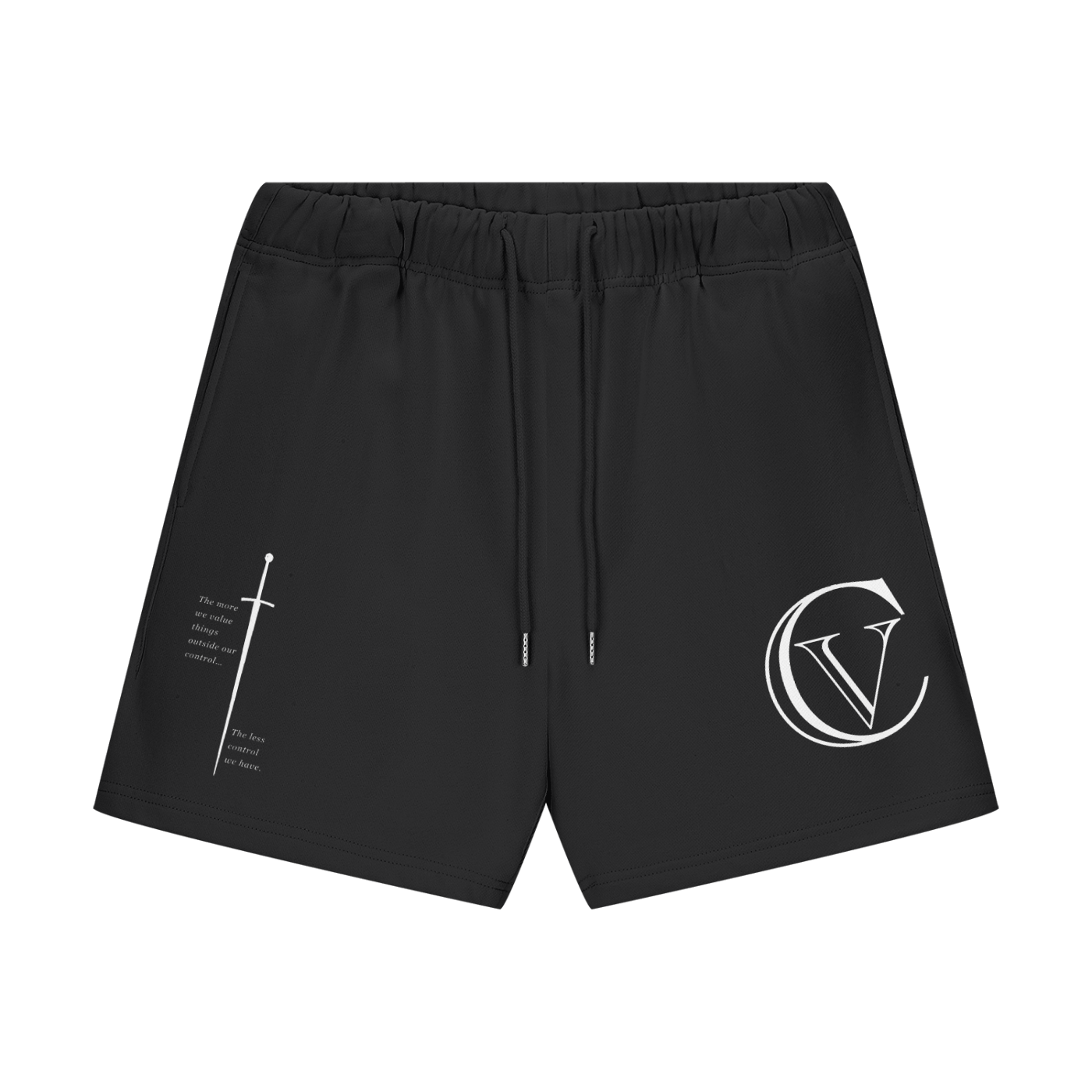 Control Heavyweight Fleece Shorts (Black)